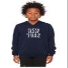 Daxton Youth Unisex Pullover Cities State Hoodie Mid-Weight Fleece Sweater - New York Navy White, L view 2