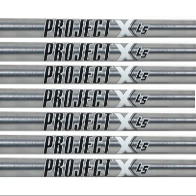 Project X LS Steel Iron Shafts 4-PW, Set of 7 Shafts - .355 Taper Tip (Choose Flex) (6.0 Stiff Flex)
