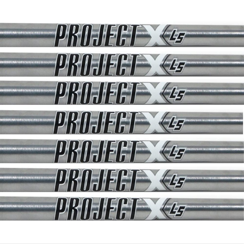 Project X LS Steel Iron Shafts 4-PW, Set of 7 Shafts - .355 Taper Tip (Choose Flex) (6.0 Stiff Flex)