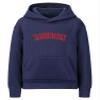 Daxton Youth Unisex Pullover Cities State Hoodie Mid-Weight Fleece Sweater - Washington Navy Red, L view 1