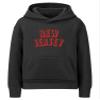 Daxton Youth Unisex Pullover Cities State Hoodie Mid-Weight Fleece Sweater - New Jersey Black Red, S view 1