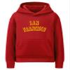 Daxton Youth Unisex Pullover Cities State Hoodie Mid-Weight Fleece Sweater - San Francisco Red Gold, L view 1