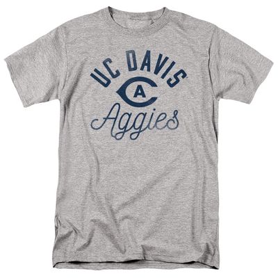 University of California Davis Official Aggies Unisex Adult T Shirt,Athletic Heather, 4X-Large
