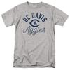 University of California Davis Official Aggies Unisex Adult T Shirt,Athletic Heather, 4X-Large view 1