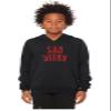 Daxton Youth Unisex Pullover Cities State Hoodie Mid-Weight Fleece Sweater - San Diego Black Red, XL view 2