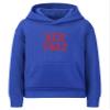 Daxton Youth Unisex Pullover Cities State Hoodie Mid-Weight Fleece Sweater - New York Royal Red, XS view 1