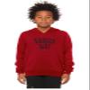 Daxton Youth Unisex Pullover Cities State Hoodie Mid-Weight Fleece Sweater - Tampa Bay Red Black, M view 2