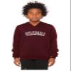 Daxton Youth Unisex Pullover Cities State Hoodie Mid-Weight Fleece Sweater - Oklahoma Burgundy White, XL view 2