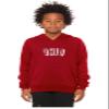 Daxton Youth Unisex Pullover Cities State Hoodie Mid-Weight Fleece Sweater - Ohio Red White, M view 2