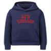 Daxton Youth Unisex Pullover Cities State Hoodie Mid-Weight Fleece Sweater - New England Navy Red, L view 1