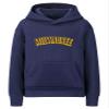 Daxton Youth Unisex Pullover Cities State Hoodie Mid-Weight Fleece Sweater - Milwaukee Navy Gold, M view 1