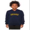 Daxton Youth Unisex Pullover Cities State Hoodie Mid-Weight Fleece Sweater - Milwaukee Navy Gold, M view 2