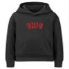 Daxton Youth Unisex Pullover Cities State Hoodie Mid-Weight Fleece Sweater - Ohio Black Red, XL view 1