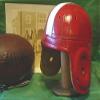 Past Time Sports 1940 Georgia Bull Dog Leather Football Helmet view 1