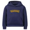Daxton Youth Unisex Pullover Cities State Hoodie Mid-Weight Fleece Sweater - Tennessee Navy Gold, S view 1
