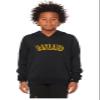 Daxton Youth Unisex Pullover Cities State Hoodie Mid-Weight Fleece Sweater - Oakland Black Gold, L view 2