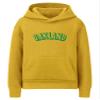 Daxton Youth Unisex Pullover Cities State Hoodie Mid-Weight Fleece Sweater - Oakland Gold Green, S view 1