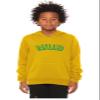 Daxton Youth Unisex Pullover Cities State Hoodie Mid-Weight Fleece Sweater - Oakland Gold Green, S view 2