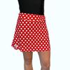 Smash Dandy Red & White Polka Dot Flutter Style Golf/Tennis Skort/Skirt - Made in USA (Large (12-14)) Rainbow view 2
