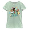 Fifth Sun Ada Twist, Scientist Grit Girls Short Sleeve Tee Shirt, Mint, X-Large view 1