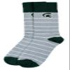 DB Fan Gear Michigan State Spartans White Stripe Dress Socks view 1