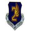 2nd USAF Air Force 1 inch hat or lapel pin H15950 F6D12K view 1