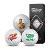 Titleist Pro V1 Custom Golf Balls w/Display Stand | 3 Pack | Personalized with Your Pictures and Photos | Great Gift for Dad or Grandpa (3-Pack Custom Golf Balls - Titleist Pro V1 + Display) view 2