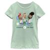 Fifth Sun Ada Twist, Scientist Science Group Girls Short Sleeve Tee Shirt, Mint, Medium view 1