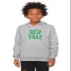 Daxton Youth Unisex Pullover Cities State Hoodie Mid-Weight Fleece Sweater - New York Heather Gray Green, S view 2