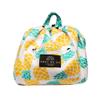 Bike Basket Liner, Beach Bag & Travel Tote All in One Bag Waterproof Neoprene Reversible Prints Two Large Zipper Pockets Locking Toggle with Draw String view 3