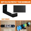 Poskad Snowboard Wall Rack,Ski Wall Mount Display, Home and Garage Snowboard Storage,Solid Aluminum Shelf Brackets. (1 Set) view 4