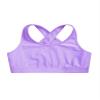 Hedmy Kids Girls Stretch Sports Bra Girls Training Bra Crop Tank Top Cami for Children Racer Back Top Vest Purple 6 Years view 3