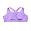 Hedmy Kids Girls Stretch Sports Bra Girls Training Bra Crop Tank Top Cami for Children Racer Back Top Vest Purple 6 Years view 4