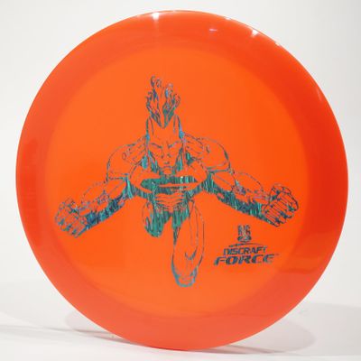 Discraft Big Z Force Disc Golf Distance Driver, Pick Color/Weight [Stamp & Exact Color May Vary] Orange 173-174 Grams