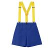 1st First Birthday Outfit Baby Boy Cake Smash One Year Old Party Newborn Toddler Bow Tie Short Sleeve Romper Shorts Pants Y-back Suspenders 3PCS Clothes Set Photo Shoot Royal Blue+Red 6-12 Months view 4