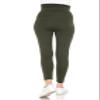 Leggings Depot Women's Maternity Leggings Over The Belly Pregnancy Casual Yoga Tights (Olive, Small) view 3