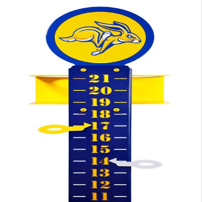 SWEN Products SDSU Jack Rabbits Steel Metal Lawn Scoreboard