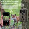 Folgtek WiFi Trail Camera Game Cam 64MP 1296P HD Video Sound Recording, Clear Night Vision & 0.1s High Sensitivity Motion Detection 120 Wide Angle for Wildlife, Observation of Backyard, Farm view 2