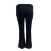 KKmeter Girls Boys' Classic Loose Boot Cut Pants Loose Jazz Latin Ballroom Salsa Yoga Tango Modern Dance Trousers Dancewear (Black, 7-8) view 3