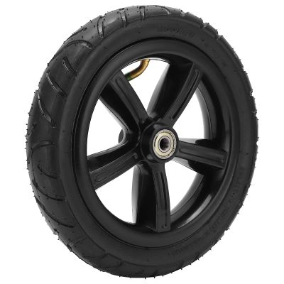 8 Inch Pneumatic Wheel, Rubber Universal 200x45 Inner Tube Strong Grip Replacement Wheels with Hub and Bearings for Electric Scooter