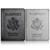 Eoehro Passport Holder for Travel Essentials-2Pack, Passport Wallet Cover Case for Travel Must Haves Accessories,Passport Book Holders for Women and Men view 1