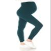 Leggings Depot Women's Maternity Leggings Over The Belly Pregnancy Casual Yoga Tights (Forest Teal, X-Large) view 1