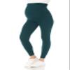 Leggings Depot Women's Maternity Leggings Over The Belly Pregnancy Casual Yoga Tights (Forest Teal, X-Large) view 4