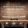 Demon Slayer Sword for Cosplay with Belt Holder Stand, 41 inches (Hashibira Inosuke) view 4