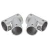 Fafeicy 1 Pair of Boat Handrail Fittings Parts, 60 Degree 316 Stainless Steel Marine Hardware Left Right for Ship Yachts, Fiberglass Yachts, Inflatable Yachts, Business Yachts(25mm(1")), Plumbing view 1