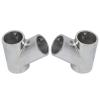 Fafeicy 1 Pair of Boat Handrail Fittings Parts, 60 Degree 316 Stainless Steel Marine Hardware Left Right for Ship Yachts, Fiberglass Yachts, Inflatable Yachts, Business Yachts(25mm(1")), Plumbing view 4
