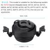 Air Mattress Valve, INTEX Air Mattress Parts, Air Mattress Plug Replacement, 3 in 1 Air Valve Secure Seal Cap for INTEX Inflatable Airbed Mattress with 45mm Holes (Black) view 2