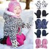 Toddler Winter Mittens Kids Snow Warm Gloves Cartoon Cute Ski Mittens Windproof Gloves for Girls Boys (D, 6-24 Months) view 2
