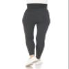 Leggings Depot Women's Maternity Leggings Over The Belly Pregnancy Casual Yoga Tights (Heather Dark Charcoal, X-Large) view 3