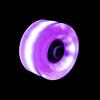 Nezylaf Light Up Roller Skate Wheels 8 Pack, 78A Hardness LED Skateboard Wheels with Premium ABEC-9 Bearings, Illuminating Roller Skate Accessories for Outdoor Indoor Quad Skates view 2